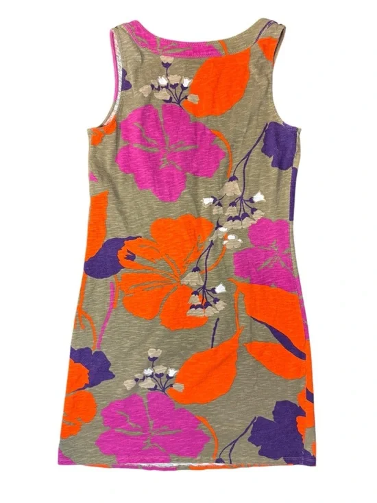 Boden Sleeveless Floral Tunic Top Women’s US 4 UK 8 Orange Purple V Neck - Picture 7 of 7
